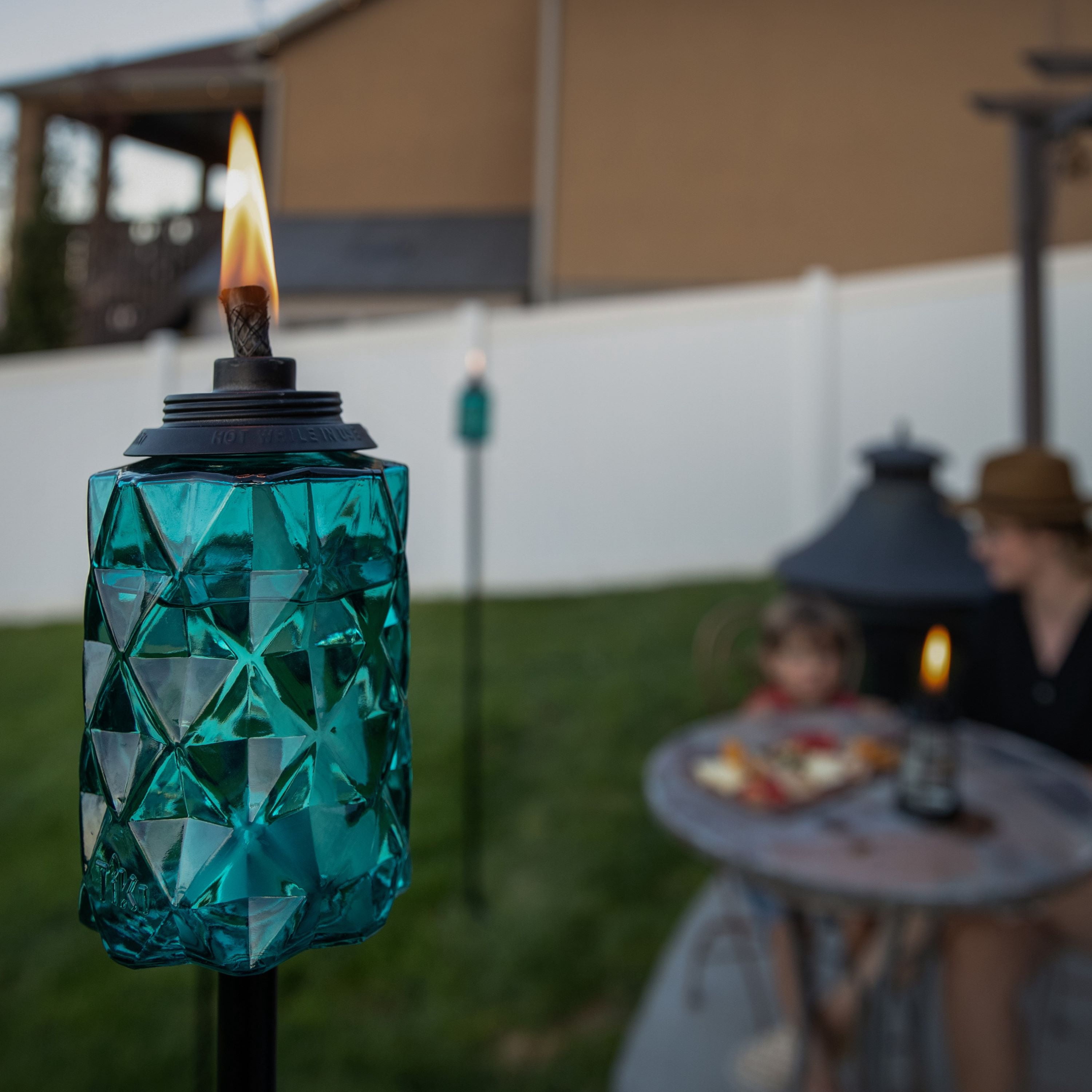 Easy Install 2-Pack 65 Inch TIKI Torch Topaz
