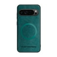 thumbnail image 2 of Dteck Magnetic Case for Google Pixel 7A ,Slim Leather+TPU Case Compatible with MagSafe Shockproof Back Phone Cover for Google Pixel 7A,Green, 2 of 10