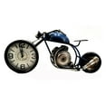 thumbnail image 3 of Table clock - Motorcycle Blue Table Clock by Peterson Housewares  Artwares, 3 of 5