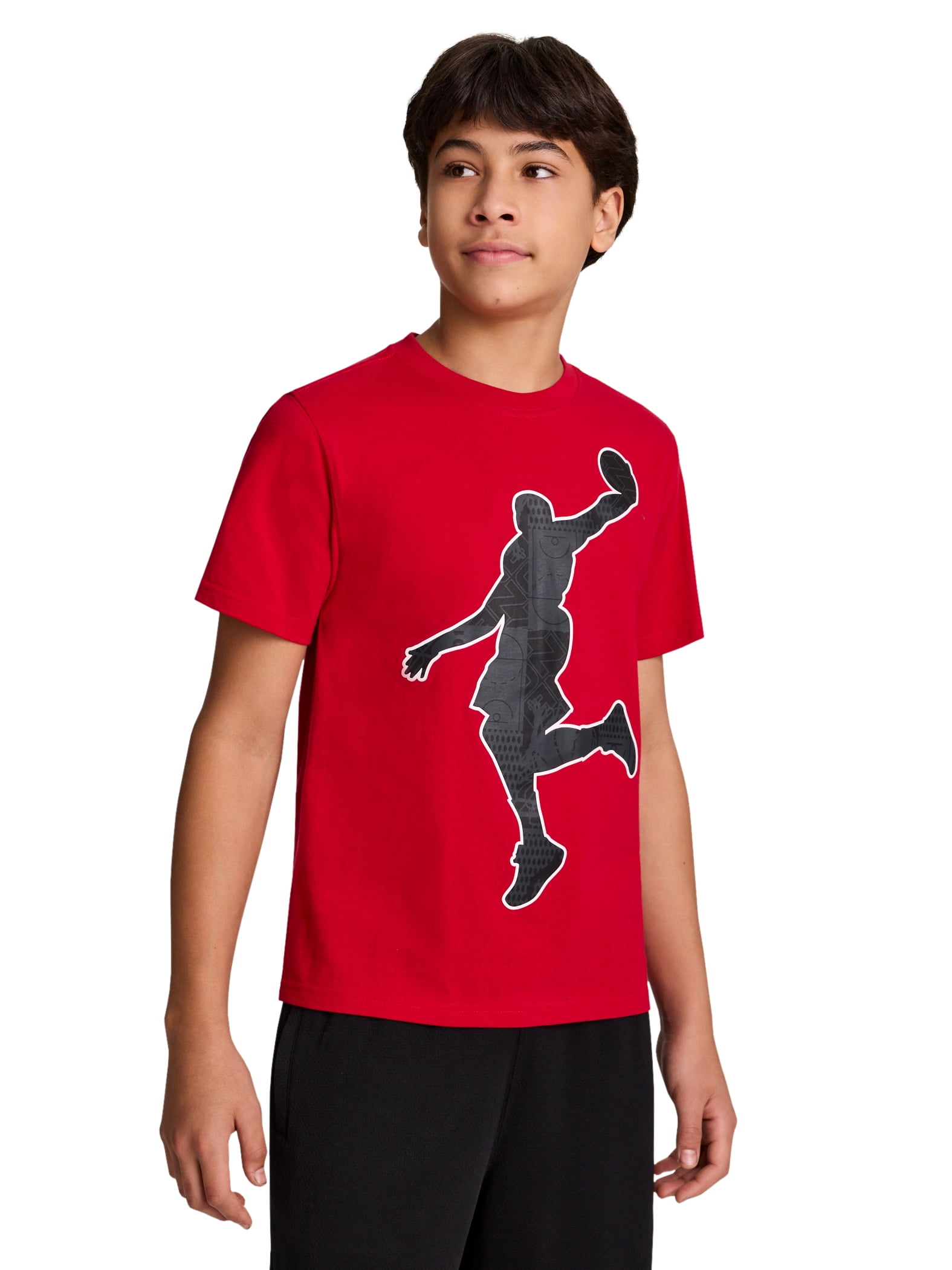 AND1 Boy’s Short Sleeve Graphic T-Shirt, Sizes 4-18