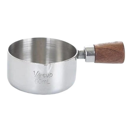 

Mini Handle Stainless Steel Milk Pot Saucepan Chocolate Melting Pot Durable Sauce Pan for Coffee Shop Restaurant Gas Cooker Home 60ml
