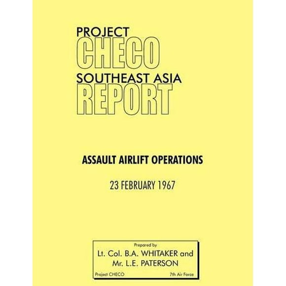 Project Checo Southeast Asia Study