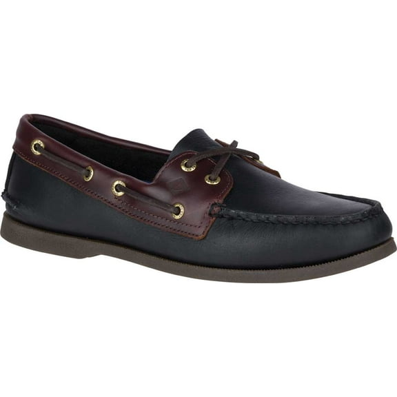 Men's Sperry Top-Sider Authentic Original Boat Shoe Black/Amaretto 9.5 W