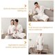 thumbnail image 4 of 1 Pc Multipurpose Nightclothes Practical Polyester Couple Robe (Male, XL), 4 of 4