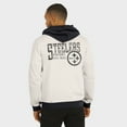 thumbnail image 5 of Men's Darius Rucker Collection by Fanatics Cream Pittsburgh Steelers Distressed Graphics Full-Zip Hoodie, 5 of 6