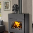 thumbnail image 3 of Ventilador de Chimenea Macarena Negro Eficiente Distribución Quemador de Leña, 3 of 8