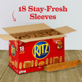 thumbnail image 3 of Ritz Original Crackers with Rich  Buttery Flavor Flaky & Delicious Snacks Cracker Perfect for Snacking Appetizers Lunch Box Picnics & On the Go Biscuits 18 Stacks, 3 of 8