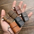 thumbnail image 2 of NWJ Pocket Leather Notebook – Handmade Mini Journal with Button Closure, Vintage Japanese-Style Lined Memo Pad, Genuine Leather Cover, 2 of 6