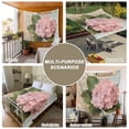thumbnail image 6 of Pink Vintage Floral Tapestry for Bedroom Wall Hanging Tapestry, Summer Botanical Retro Ceiling Backdrop Tapestries Poster Blanket Wall Decor for Teens Room Living Room Dorm 59" x 90", 6 of 8