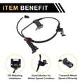 thumbnail image 4 of Unique Bargains ABS Wheel Speed Sensor ABS Sensor Anti-lock Braking System Sensor No.92921F0000 for Hyundai Elantra 2017-2020 1 Pcs Rear Right, 4 of 6