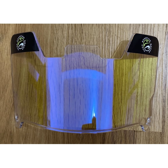 MSG Clear Blue Football Visor
