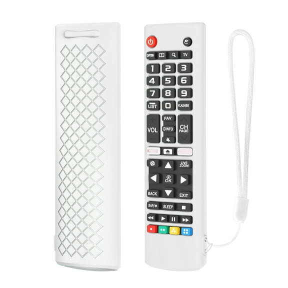 Silicone Remote Cover for LG AKB75095307/AKB75375604/AKB74915305 Remote Control Protective Case Shockproof Anti-Slip Protective Sleeve with Lanyard Skin Glow in The Dark