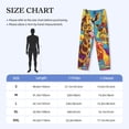 thumbnail image 4 of Picia Colorful Giraffes with Drinks Mens Soft Woven Cotton Elastic Waistband Sleep Pajama Pant Lounge Sleep Pant With Pockets And Drawstring-X-Large, 4 of 9