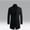 Black, variant on EGNMCR Jackets for Men Fall/winter New Style Plus Cotton Solid Color Woolen Lapel Men's Overcoat Jacket