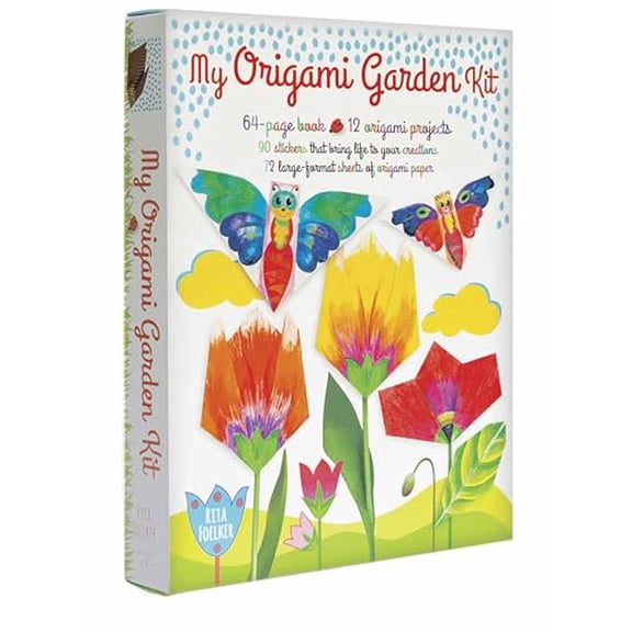 Pre-Owned My Origami Garden Kit: 64 -Page Book/12 Origami Projects/ 90 Stickers/72 Large-Format Sheets of Origami Paper (Dover Crafts: Origami & Papercrafts), 9780486820989, 048682098X, Paperback
