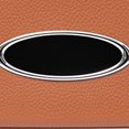 thumbnail image 2 of Car Tissue Holder Decorative Leather Container Visor Hanging Box for Vehicle Automobile Brown, 2 of 4