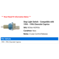 thumbnail image 2 of Stop Light Switch - Compatible with 1994 - 1996 Chevy Caprice 1995, 2 of 2