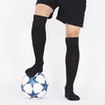 thumbnail image 4 of CIMAXIC 3Pares Calcetines Deportivos Negros Para Fútbol Y Baloncesto Con Antideslizante Y Buena Ventilación, 4 of 7