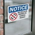thumbnail image 4 of (2 Pack) No Cellular Phones Or Camera Phones Sign, 4 of 7