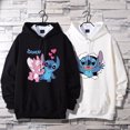 thumbnail image 3 of Sudadera con capucha de Disney para mujer, suéter holgado con capucha de Stitch, otoño e invierno, 2023, 3 of 5