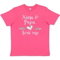 thumbnail image 3 of Inktastic Nana and Papa Love Me- Heart Grandchild Youth T-Shirt, 3 of 5