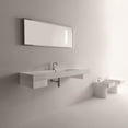 thumbnail image 3 of Ws Bath Collections Cento 3535 Cento 55-1/8" Ceramic Wall Mounted / Vessel Bathroom Sink -, 3 of 3