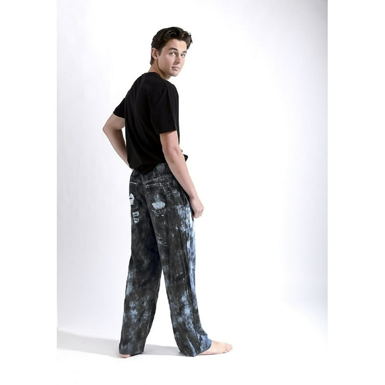 Denim pajama online pants