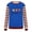 Blue, variant on Christmas Sweatshirts for Women, Letter Print Striped Long Sleeve Crewneck Loose Fit, Fall Holiday Party Graphic Tops S-XXL