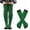 Dark Green, variant on HNMKIU Extra Long Thigh High Socks and Matching Thermal Knit Set for Winter Warmth and Cozy Comfort Yellow,One Size