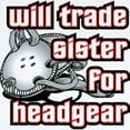thumbnail image 2 of CafePress - Wrestling Trade Sister For Headgear Body Suit - Baby Light Bodysuit, Size Newborn - 24 Months, 2 of 4