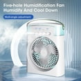 thumbnail image 6 of Portable Desktop Humidifier Air Conditioner Fan Household Small Air Cooler Fan Air Adj y3297, 6 of 6