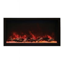 Remii 45" Tall Indoor or Outdoor Electric Built-in Fireplace