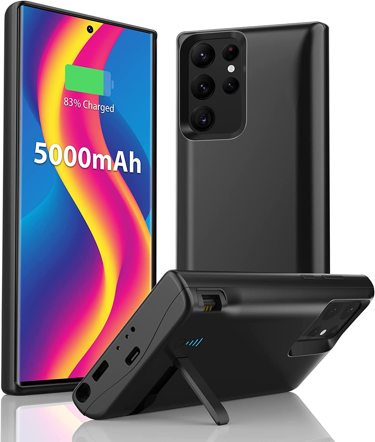 KERTER Battery Charger Charging Case for Galaxy S22 Plus Portable