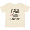 thumbnail image 3 of Inktastic Mema and Poppop Love Me Girls Sloth Girls Baby T-Shirt, 3 of 5