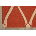 thumbnail image 4 of Nourison Portico Indoor/Outdoor Trellis Traditional Orange 2'3" x 3'9" Area Rug, (2' x 4'), 4 of 6