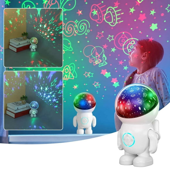 TopLLC Astronaut Felling Light Sky Projection Night Light Bedroom Sleep Romantic Star Bedroom Projector