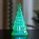 thumbnail image 3 of Adornos navideños Mini árbol de Navidad de cristal luminoso Adorno de escritorio Regalo navideño para niños Luces decorativas, 3 of 5