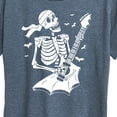thumbnail image 3 of Instant Message - Skeleton Guitar - Women's Short Sleeve Graphic T-Shirt, 3 of 6