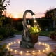 thumbnail image 5 of Decoración del hogar, decoración de habitaciones, decoración de paredes, luces solares de elefantes, jardín, patio, decoración de esquinas de habitaciones, luz ambiental, luces solares de resina, ador, 5 of 9