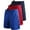 56# 3Pack:Blue+Navy Blue+Red, variant on NELEUS Mens 7" Workout Running Shorts Athletic Shorts Lightweight with Pockets,Black+Gray+White,US Size 3XL