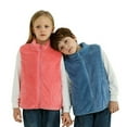 thumbnail image 6 of Gyratedream Fall Winter Solid Colour Puffer Vest for Kids Boys Girls Sleeveless Thickened Jacket Waistcoat 1-6T, 6 of 9