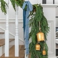 thumbnail image 2 of Shoreew Rustic Bell Christmas Ornament Vintage Metal Decorative Bell Large Hanging Cow Bell Decoration for Mantel Table Centerpiece Winter Tree Garland Decor, 2 of 7