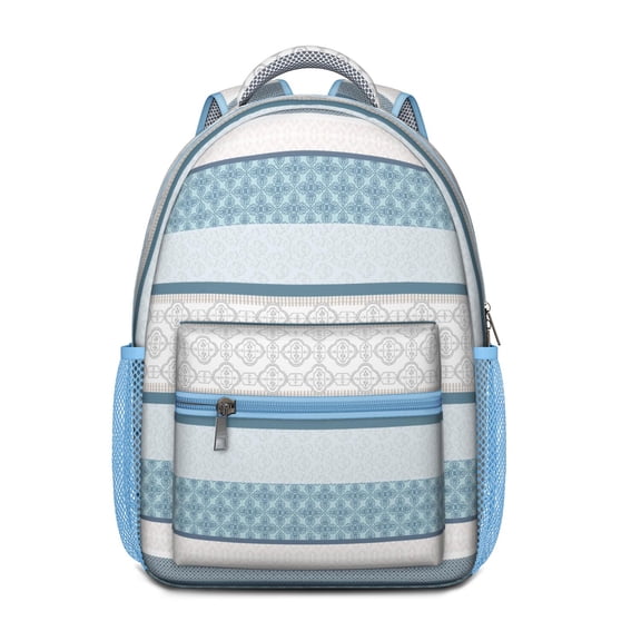 Boho Waterproof Backpack - Breathable Mesh Straps & Spacious Design for Students