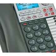 AT&T ML17939 2-Line Corded Phone with Speakerphone & Digital Answering System, Black