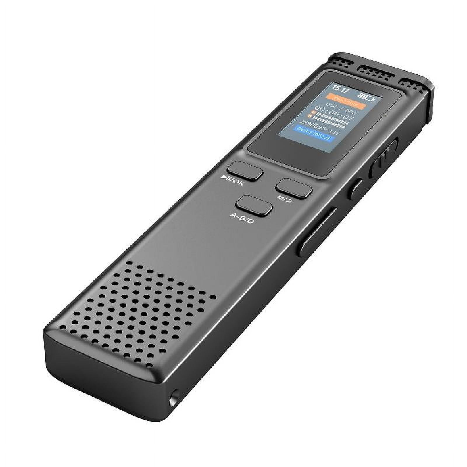 Professional 8/32/64GB Digital Voice Recorders for Clear Lecture and Meeting Recordings with Password Security