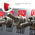 thumbnail image 4 of HONMEET 6Pcs Plastic Toggle Switch Covers with Safety Guards for General Users, 4 of 5