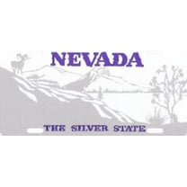 Design It Yourself Custom Nevada Plate . Free Personalization on Plate