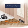 thumbnail image 4 of Gestión de gabinetes sin esfuerzo, juego de pestillo de rodillo de bola doble de latón antiguo para una elegancia y durabilidad atemporales, fácil instalación que garantiza actualizaciones rápidas, 4 of 5