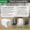 thumbnail image 2 of Neutop Replacement Disposable Dust Bags Compatible with Roborock Q Revo / P10, Robot Vacuums Replacement Parts Accessories, 12-Pack., 2 of 6