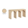 thumbnail image 2 of Meridian Furniture June White Oak Console Table, 2 of 9
